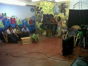 Durante el programa en Ambiente